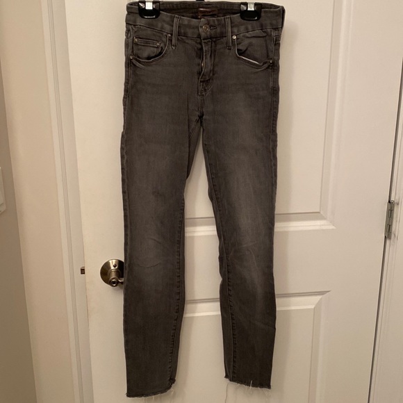 Mother The Looker mid rise Ankle Fray skinny jeans size 24 - Picture 1 of 4